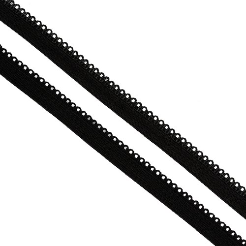 Резинка бельевая Чёрный,10 мм - фото 33412
