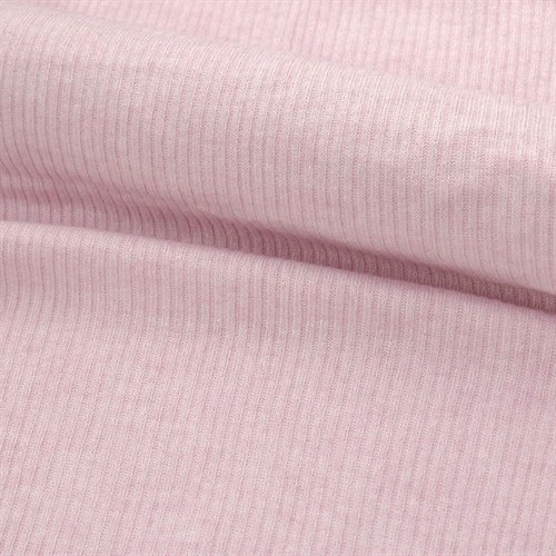 Трикотаж лапша-ангора Светло-розовый - фото 61030