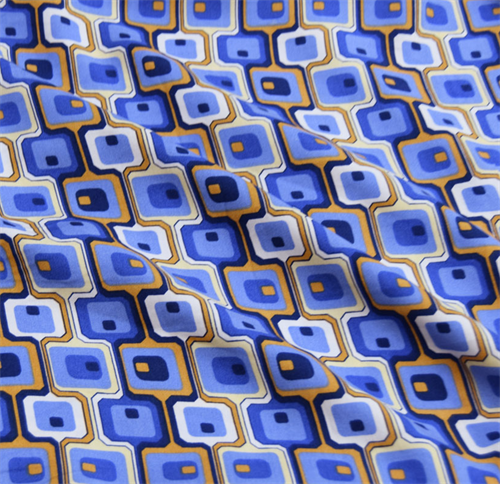 Штапель Синяя геометрия - фото 62954