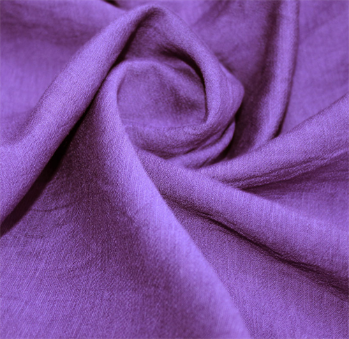 Костюмная ткань крэш Бохо Фиолетовый - фото 63531