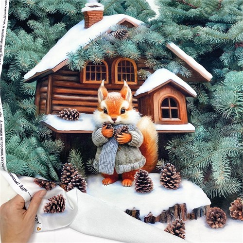 Футер Белочка, купон 1012480 Футер Белочка, купон 1012480