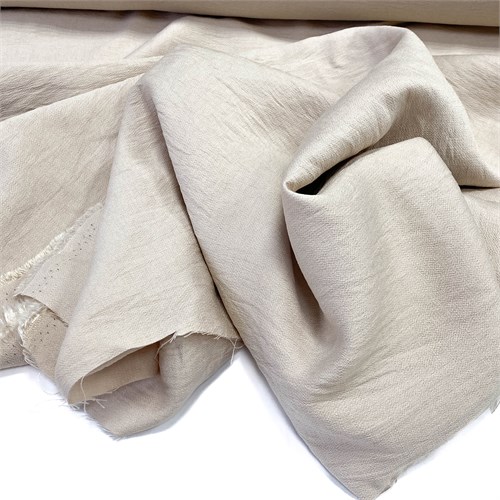 Костюмная ткань крэш Бохо Бежевый 2081057