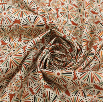 Ткань батист Африканские цитрусы