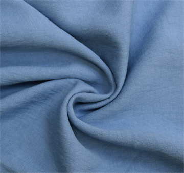 Костюмная ткань крэш Бохо Тёмно-голубой