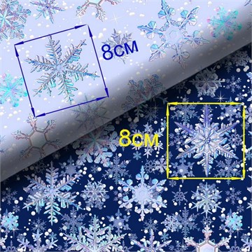 Кулир Снежинки на сиреневом 1032015