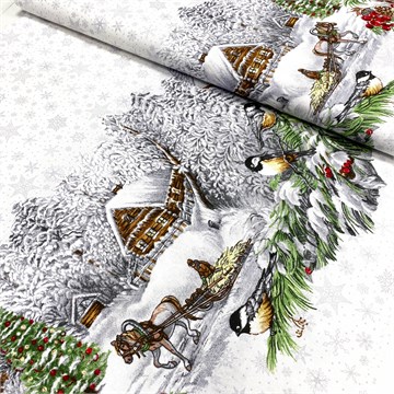 Рогожка Студеная пора скатерть 2071014