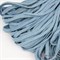 Шнур плетеный плоский 8 мм, Светло-голубой - фото 39675
