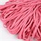 Шнур плетеный плоский 8 мм, Ярко-розовый (хб/пэ) - фото 39681