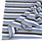 Кашкорсе с начесом Полоска белый/голубой/серый/т.синий - фото 54661