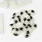 Пуговицы пластиковые Черно-белые 19 мм, 4 прокола - фото 58797