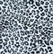 Штапель Леопард черно-белый - фото 62966