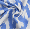 Костюмная ткань крэш Бохо Абстракция голубая 2081024