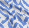 Костюмная ткань крэш Бохо Абстракция голубая - фото 63556